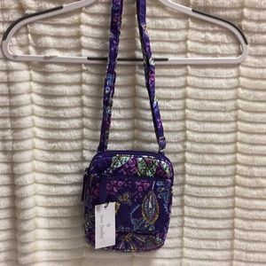 NWT Vera Bradley Mini Hipster - batik leaves